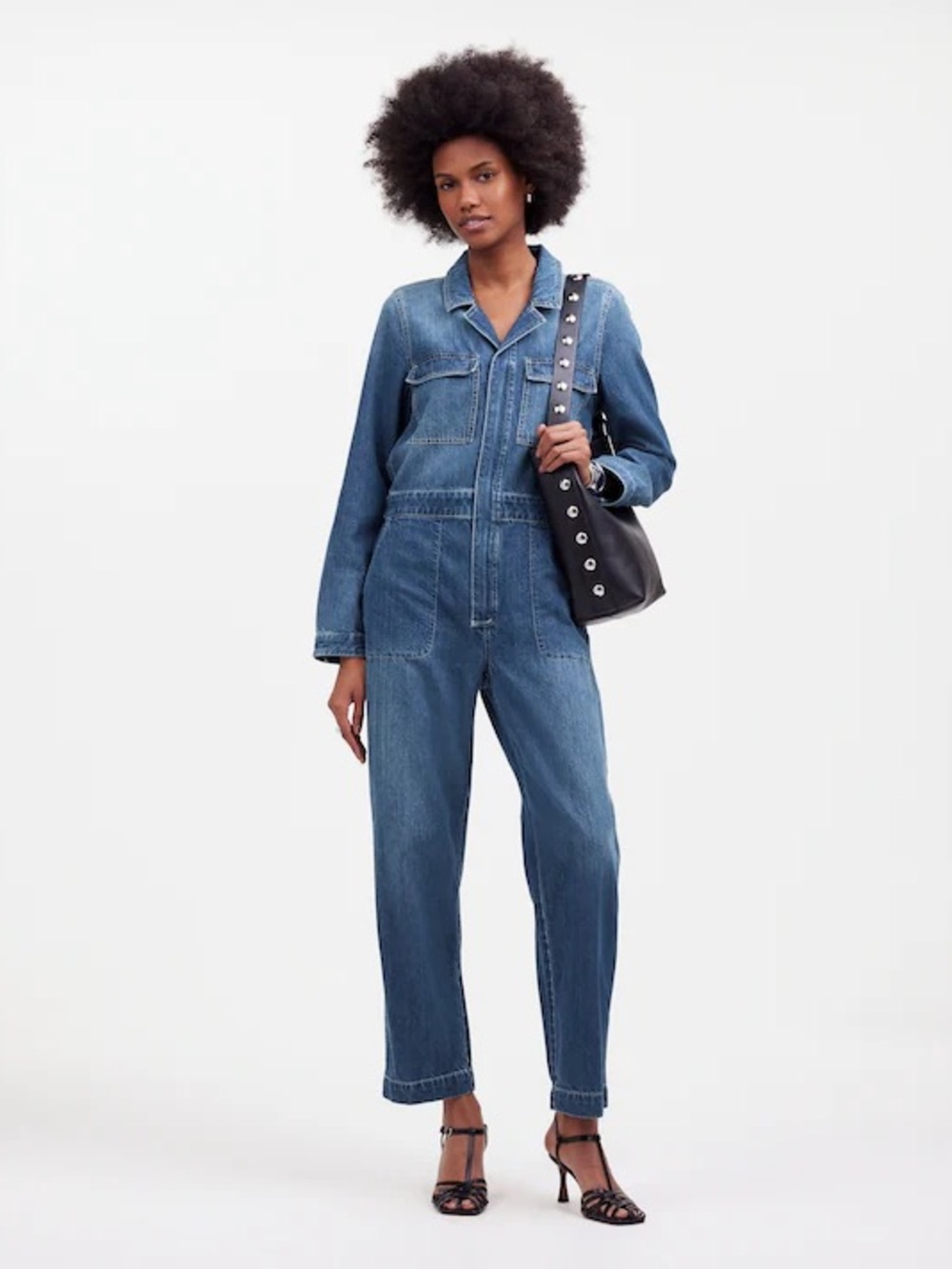 Madewell Utility Coveralls in Dewitt Wash Denim Size XS $178 NS183